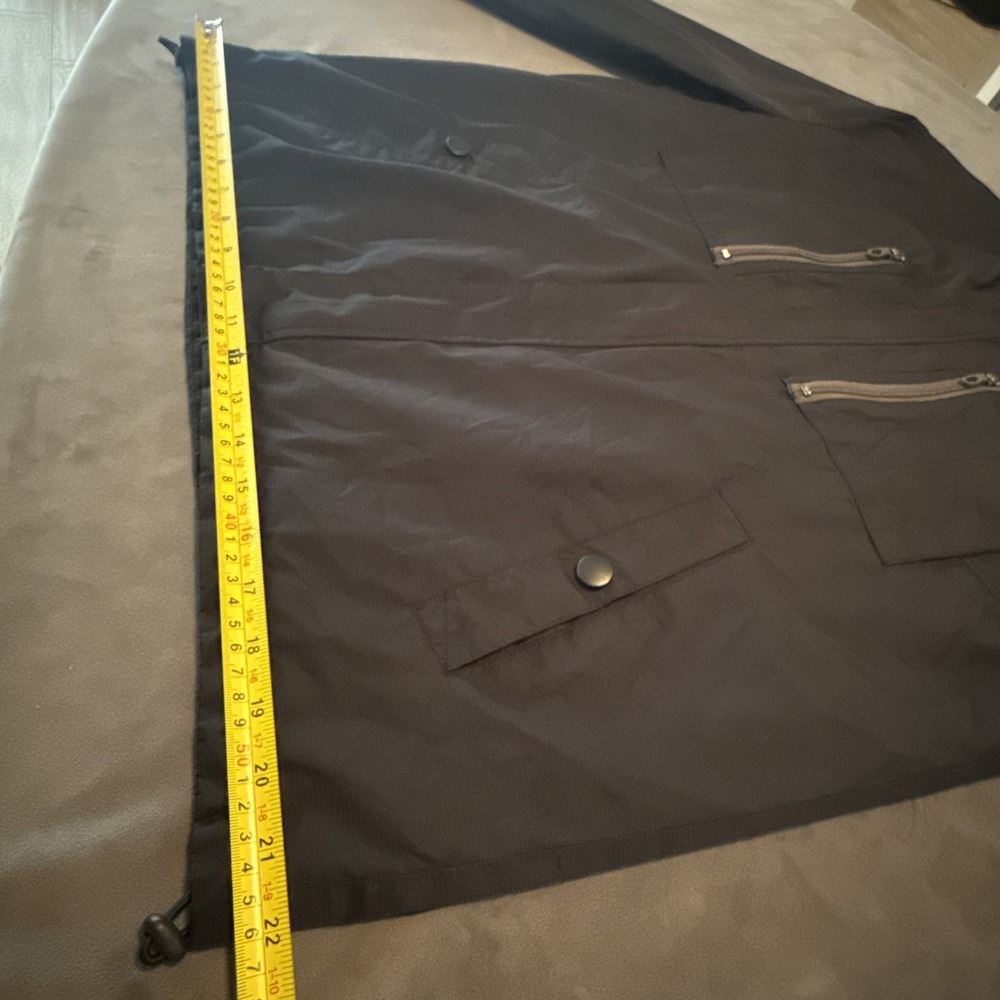 Kenneth Cole New York Windbreaker Men's M Black Jacket Lightweight - Picture 12 of 16